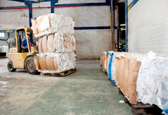 Aqui, isopor não é lixo