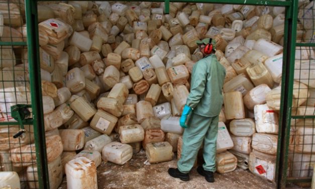 Embalagens de defensivos agrícolas têm destino correto