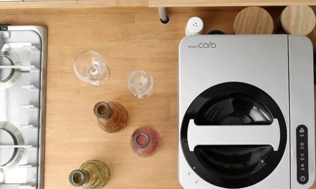 Uma composteira para eliminar o lixo da cozinha