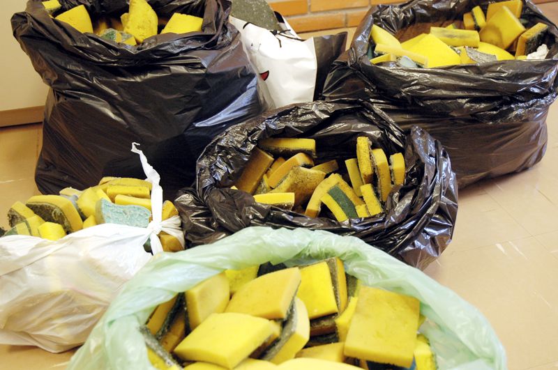 Nada de jogar as esponjas fora