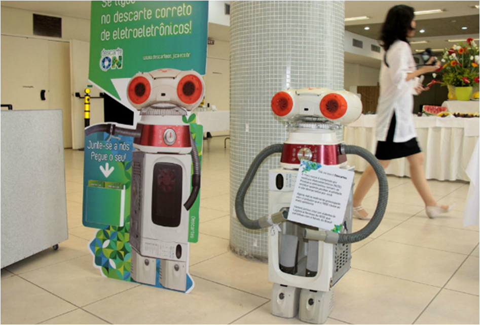 Coleta de celular na semana do meio ambiente