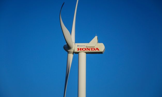 Parque eólico da Honda ganha mais um aerogerador