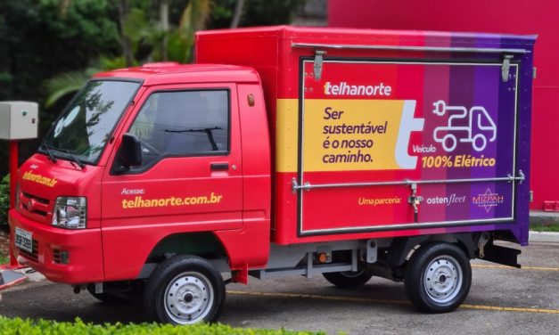 Material de construção agora vai de caminhão elétrico