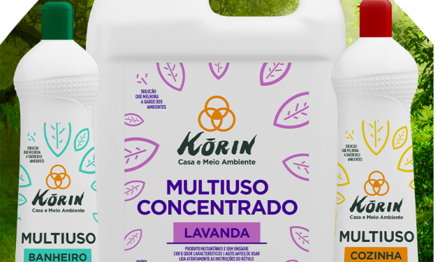 Korin lança produtos domésticos sustentáveis