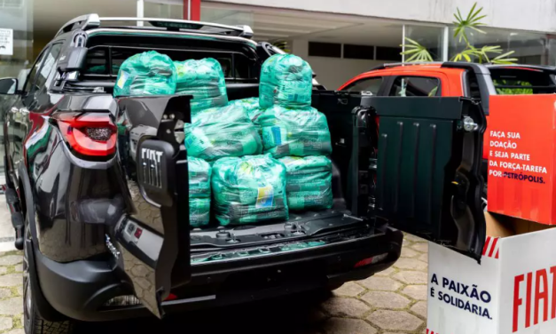 Campanha da Fiat arrecada roupas e cobertores