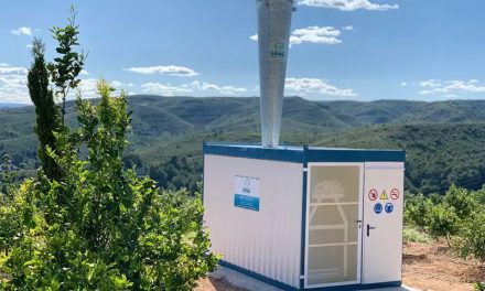 Canhão antigranizo é usado para proteger plantações