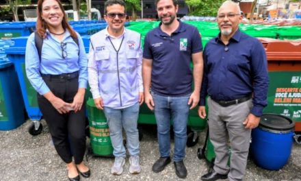 Belém recebe apoio para coleta seletiva