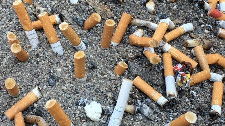 Bitucas de cigarro agravam poluição global