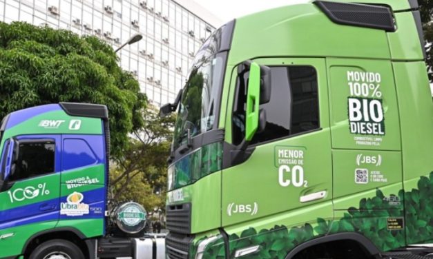 Um caminhão movido a leguminosas